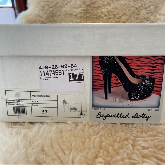 SOLD! NWT Charlotte Olympia Bejewelled Dolly Pumps - Picture 8 of 8